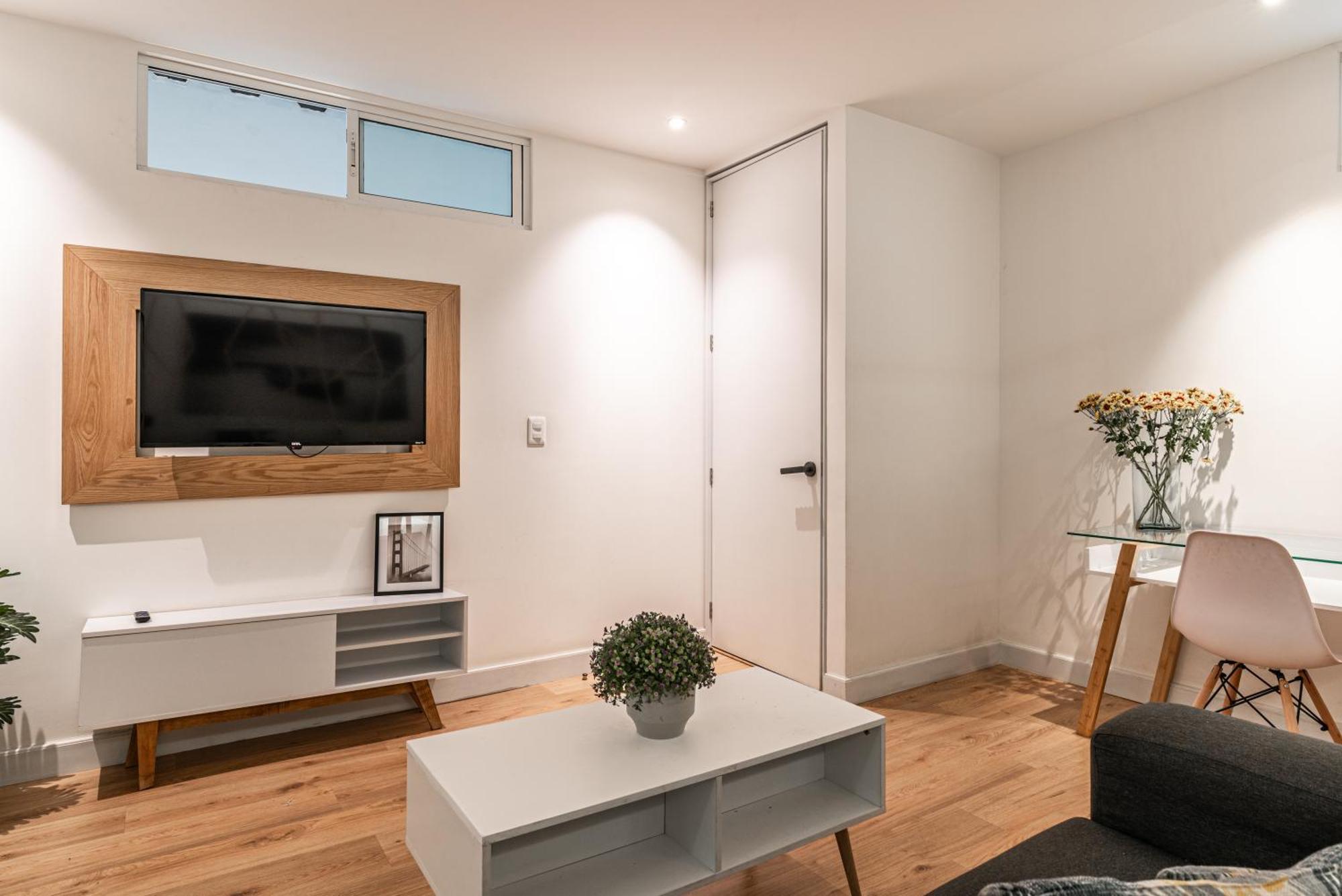 Cute Quiet Studio, Smart Tv, Six Flags 1 Km 멕시코 시 외부 사진